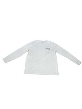 Reel Life Performance Fishing Shirt Men’s Large Gray Long Sleeve Small Marks